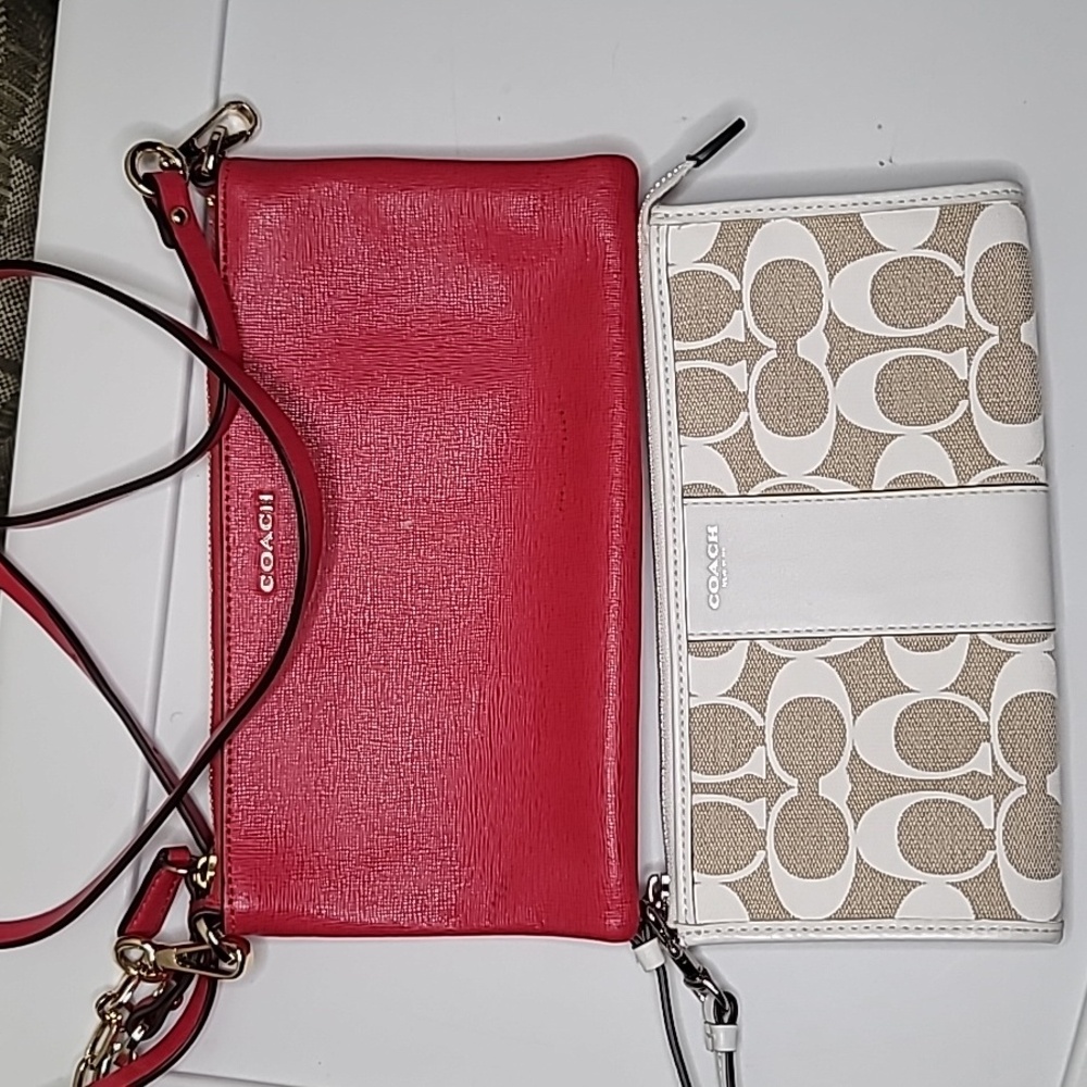 Coach Wallet Wristlet Purse Bundle with Dust Bag